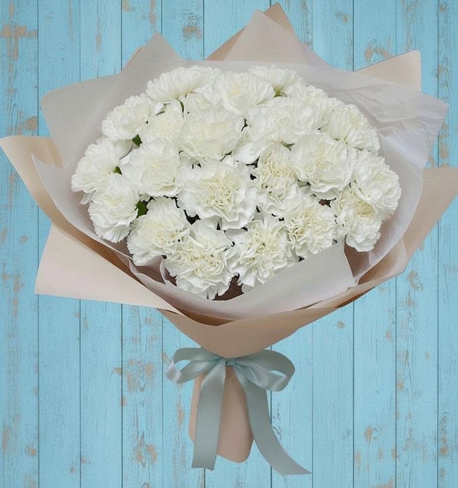 Букет цветов из: Гвоздики в Олонце