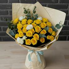 Букет цветов из:  Розы #REPLACE_PRED# Олонце