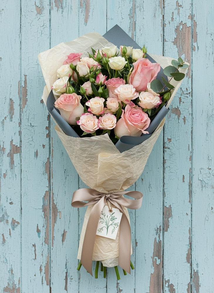 Букет цветов из: Розы в Олонце