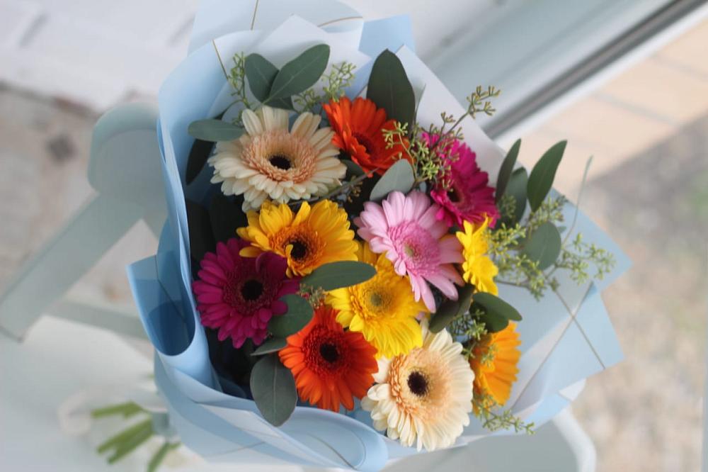 Букет цветов из: Герберы в Олонце