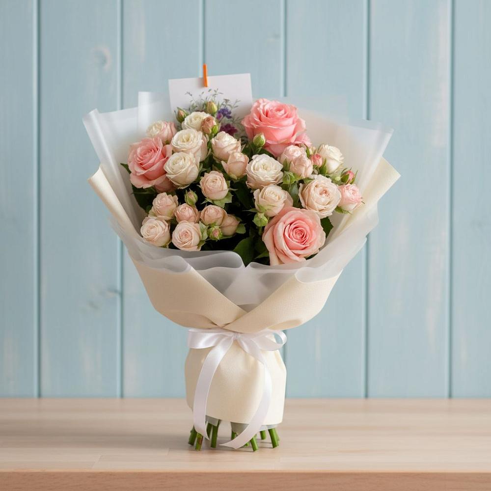 Букет цветов из: Розы в Олонце