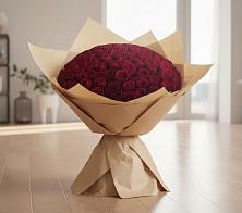 Букет 101 Красная роза в Олонце