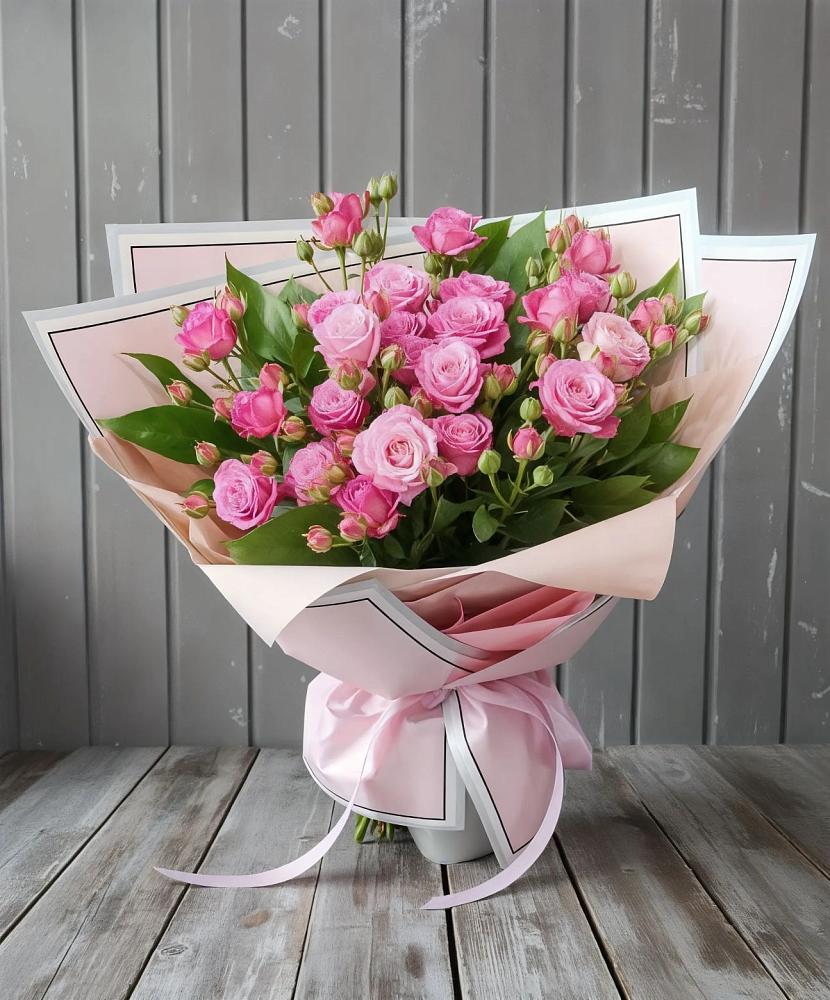 Букет Розовый кустик в Олонце