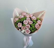Букет цветов из:  Розы и Хризантемы в Олонце