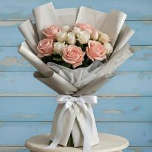 Букет цветов из:  Розы #REPLACE_PRED# Олонце