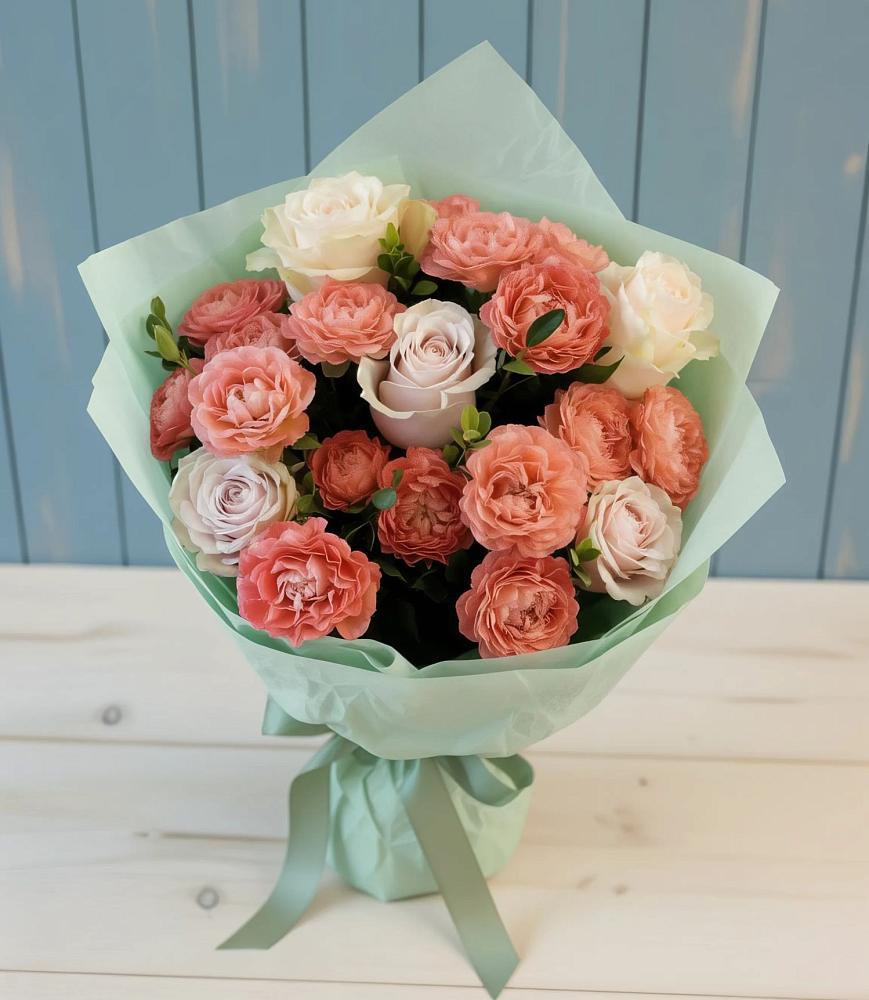 Букет цветов из: Розы в Олонце