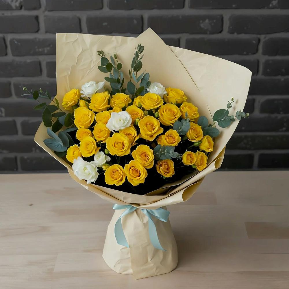 Букет цветов из: Розы в Олонце