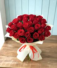 Букет 29 Красных роз в Олонце