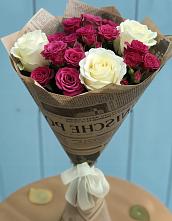 Букет цветов из:  Розы #REPLACE_PRED# Олонце