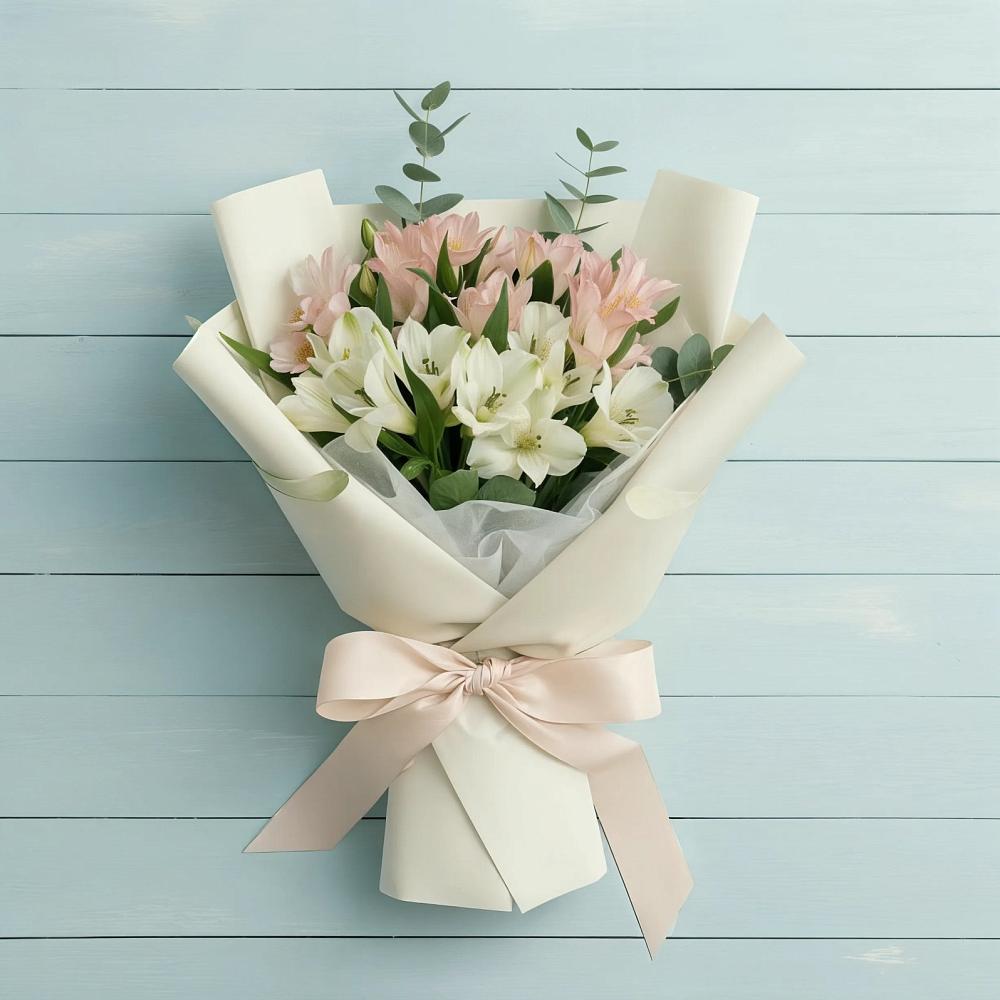 Букет цветов из: Альстромерии в Олонце