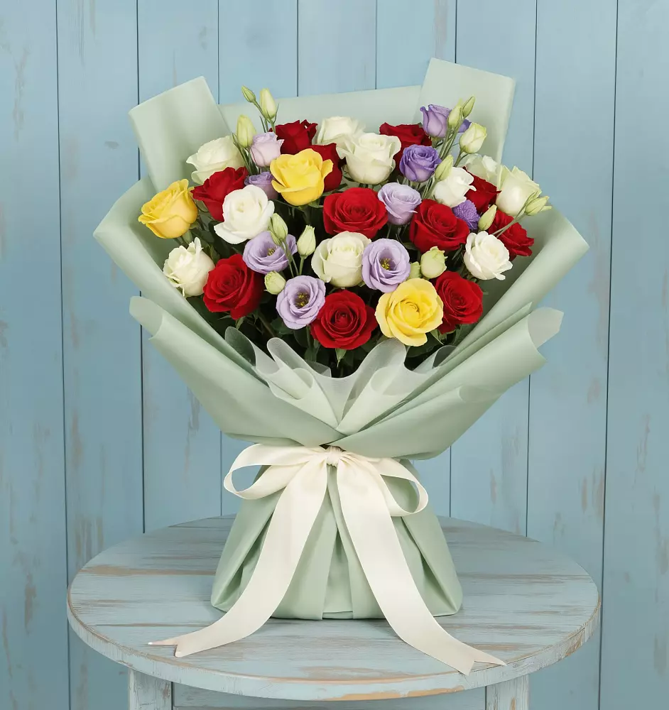 Букет цветов из: Розы в Олонце