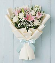 Букет цветов из:  Лилии в Олонце
